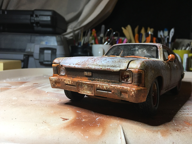 Peinture à l'aerosol de voiture miniature Chevy