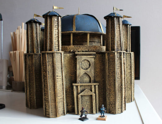 Animación-Figura-Decorados-Templo-de-Baelor-miniaturas-28mm