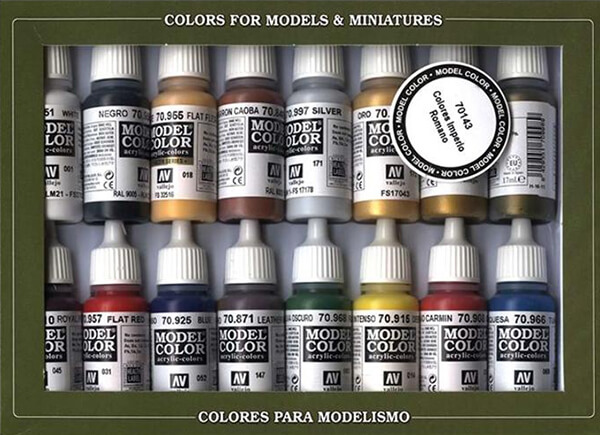  Set de peinture acrylique Vallejo.