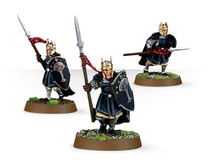 04-Animation-Figurine-Decros-combattants-de-Numenor-avec-lances-figurines-28mm-le-seigneur-des-anneaux