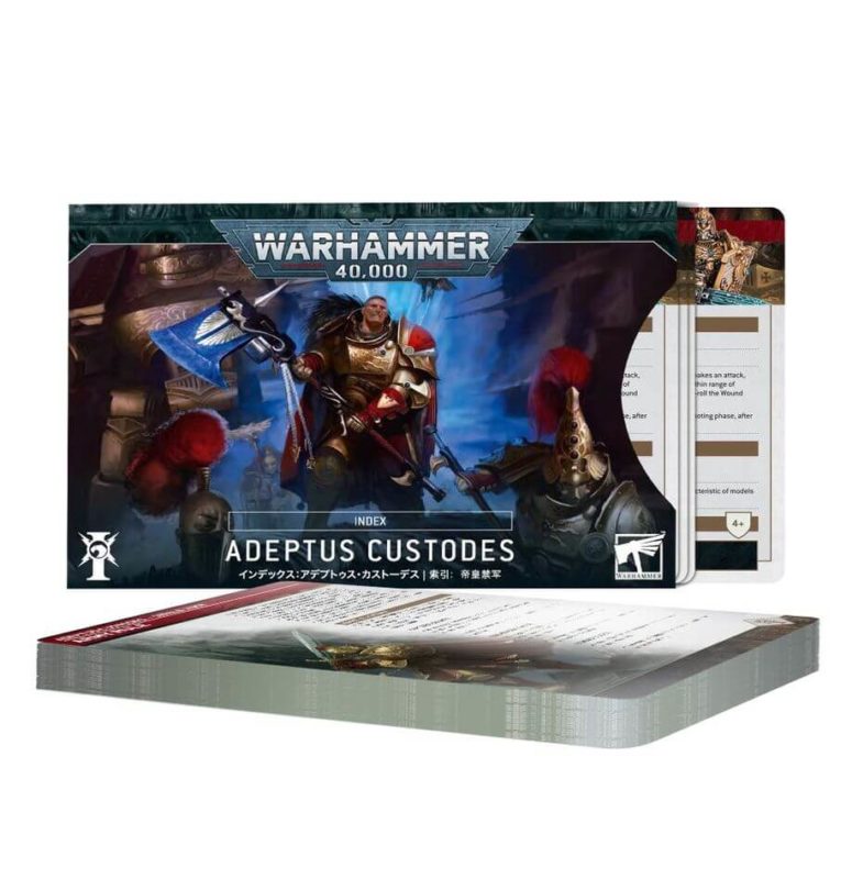 01 - Animation Figurines Decors - INDEX- ADEPTUS CUSTODES