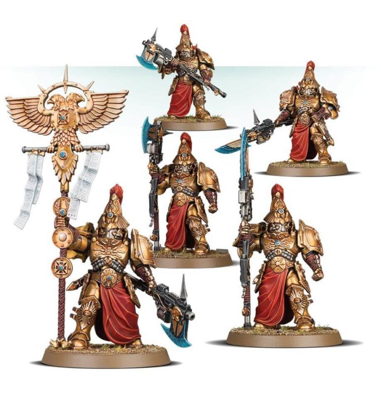 09 - Animation Figurines Decors - CUSTODIAN WARDENS VEXILUS PRAETOR