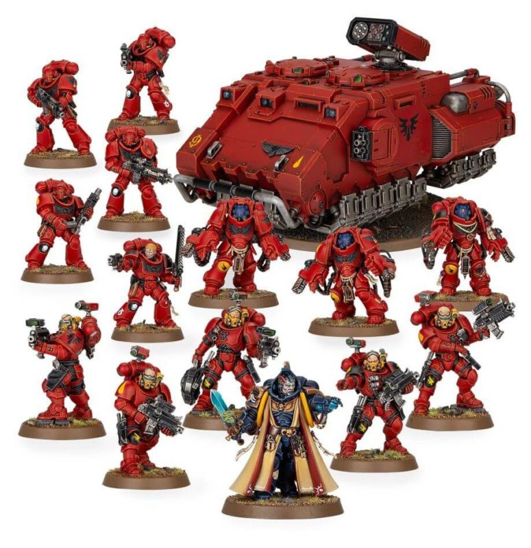 00-Patrouille- Blood Angels- Space Marine - Animation Figurines Décors